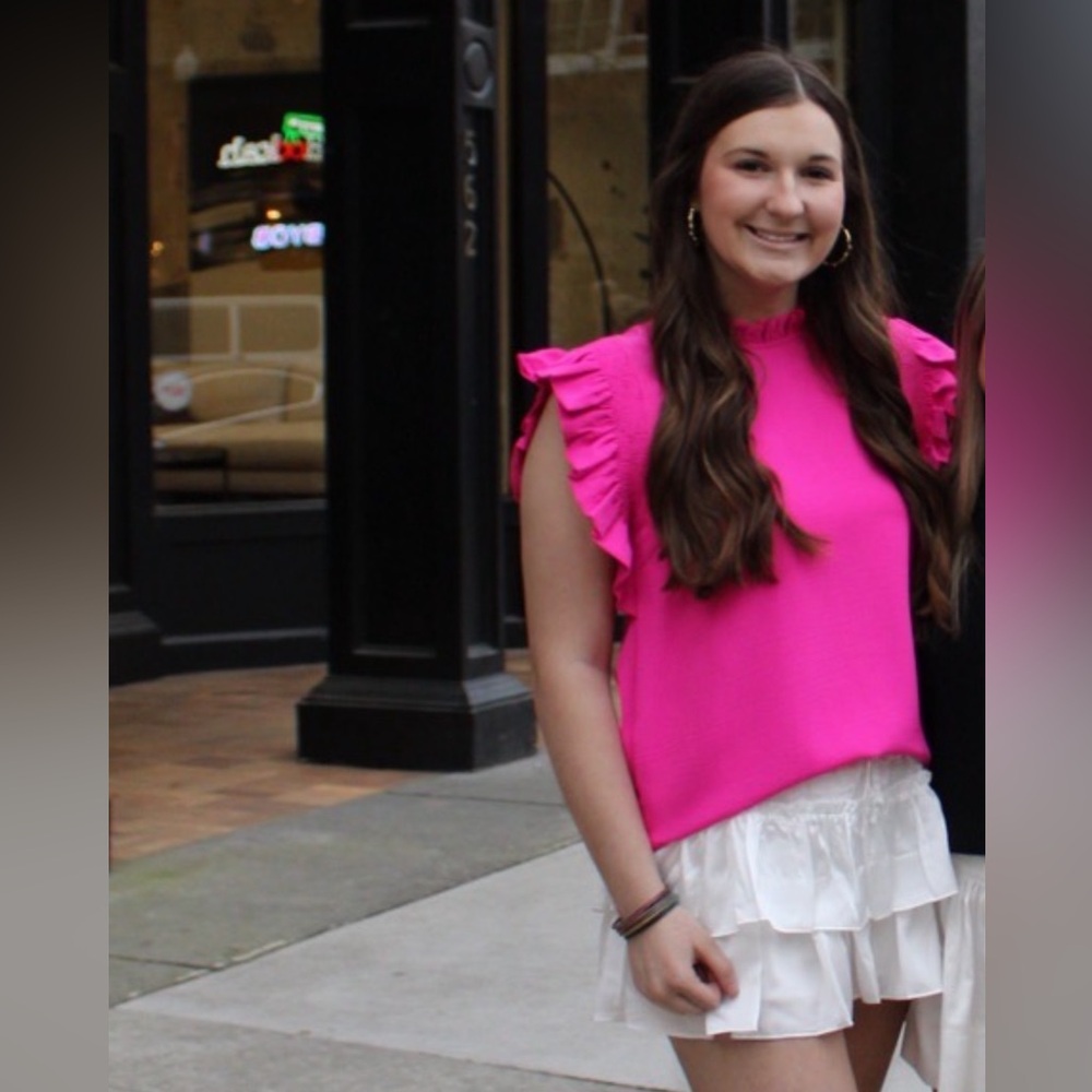 Pink top!